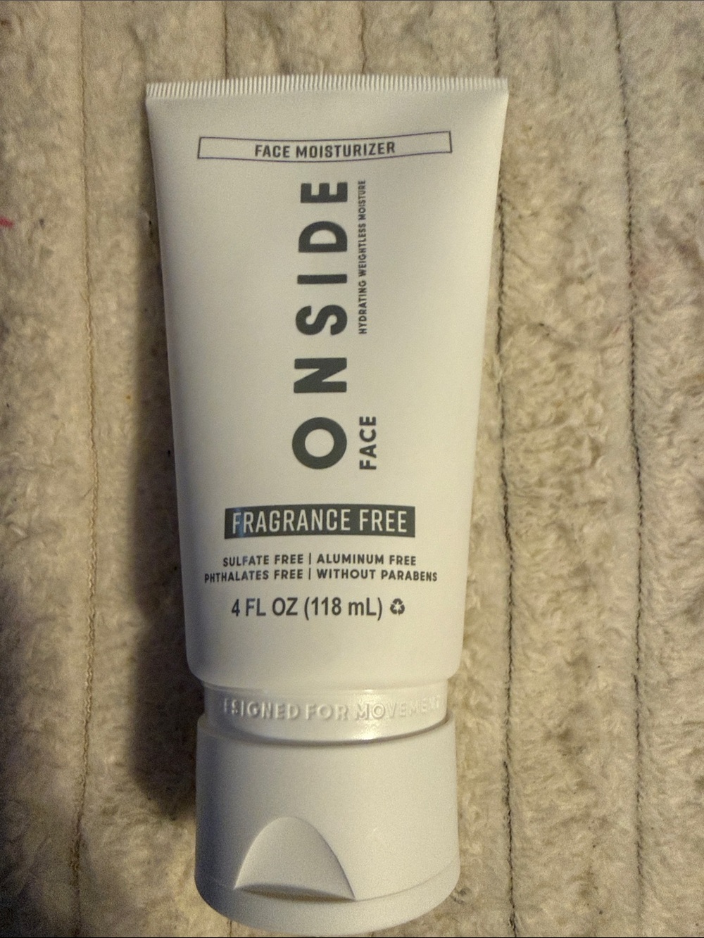 Fragrance Free Moisturizer — White